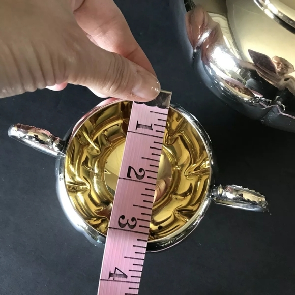 Victorian Plate Silver Plated Melon Tea Set - Picture 9 of 12